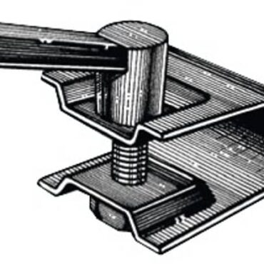 SUPPORTO PER RUOTINO MONTAGGIO A SALDARE