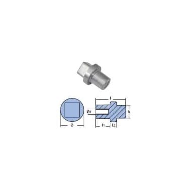 ANODO A CILINDRO PER YAMAHA DA 80 A 100 HP