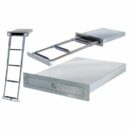 SCALETTA A SCOMPARSA IN ACCIAIO INOX SERIE "EAGLE