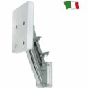 SUPPORTO MOTORE INOX CON TAVOLETTA IN PLASTICA