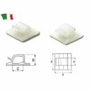 SUPPORTO ADESIVO PER CAVI TONDI