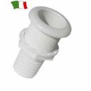 BOCCOLA DI SCARICO IN ABS BIANCO