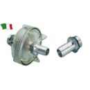 Filtro con raccordi per impianto sanitario acqua barca camper