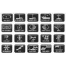 SIMBOLI ADESIVI PER BASCULA E PANNELLO COMANDO