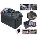 CASSETTA PORTA BATTERIA CON CONNETTORI