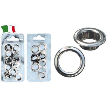 OCCHIELLI IN OTTONE NICHELATO