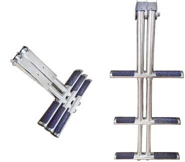 SCALETTA TELESCOPICA DOPPIO ASSE