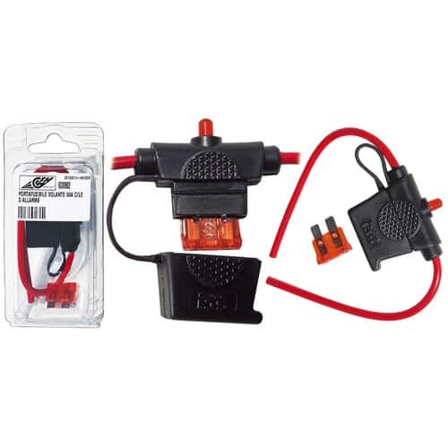 PORTAFUSIBILE VOLANTE ED IMPERMEABILE CON LED