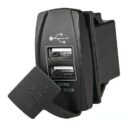 PRESA DOPPIA USB RETTANGOLARE