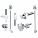 ASTA LUMINOSA ESTRAIBILE CON GAMBO INOX