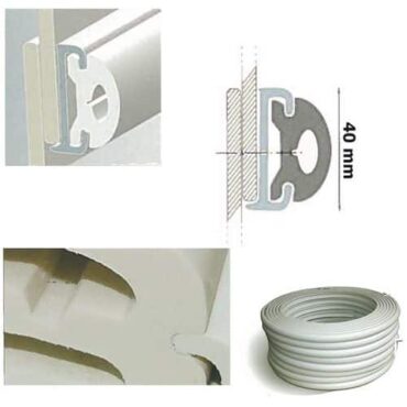 PROFILO PARABORDO IN PVC PER ACCOPPIAMENTI SCATOLATI
