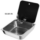 lavello, rettangolare con rubinetto