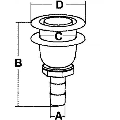 SFIATO CARBURANTE CROMATO PVC