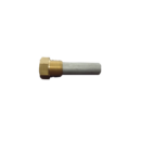 anodo con tappo in ottone