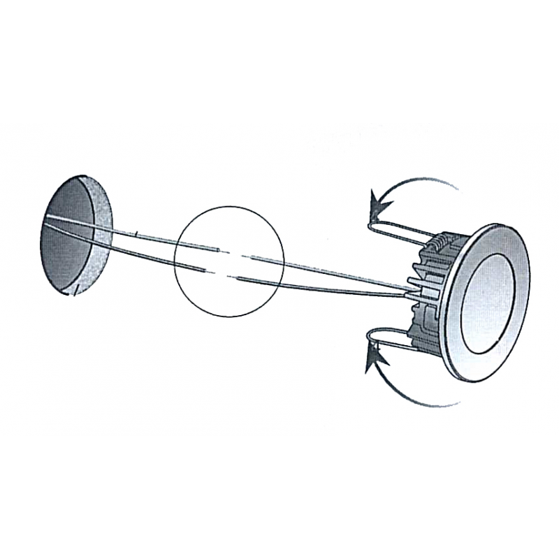 FARETTO AD INCASSO CRISTIAN 7W
