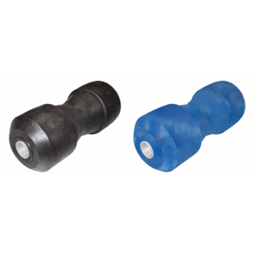 Rullo centrale reggi chiglia di colre nero o blù. Accessori per carrello alaggio.