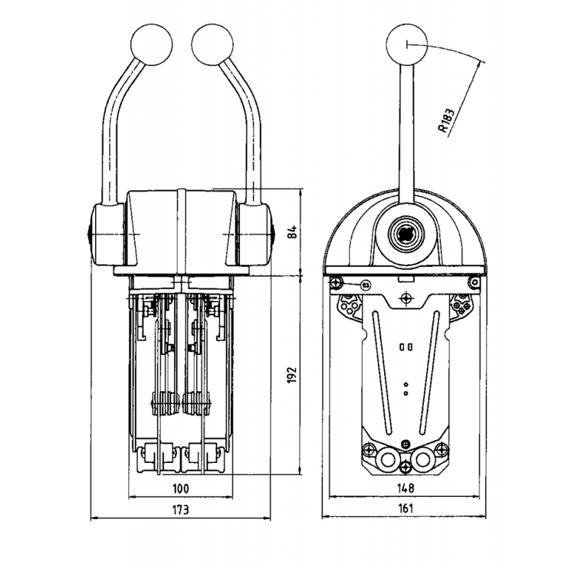 SCATOLA COMANDO B322S INVERTITORE