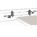 supporto a parete per canne