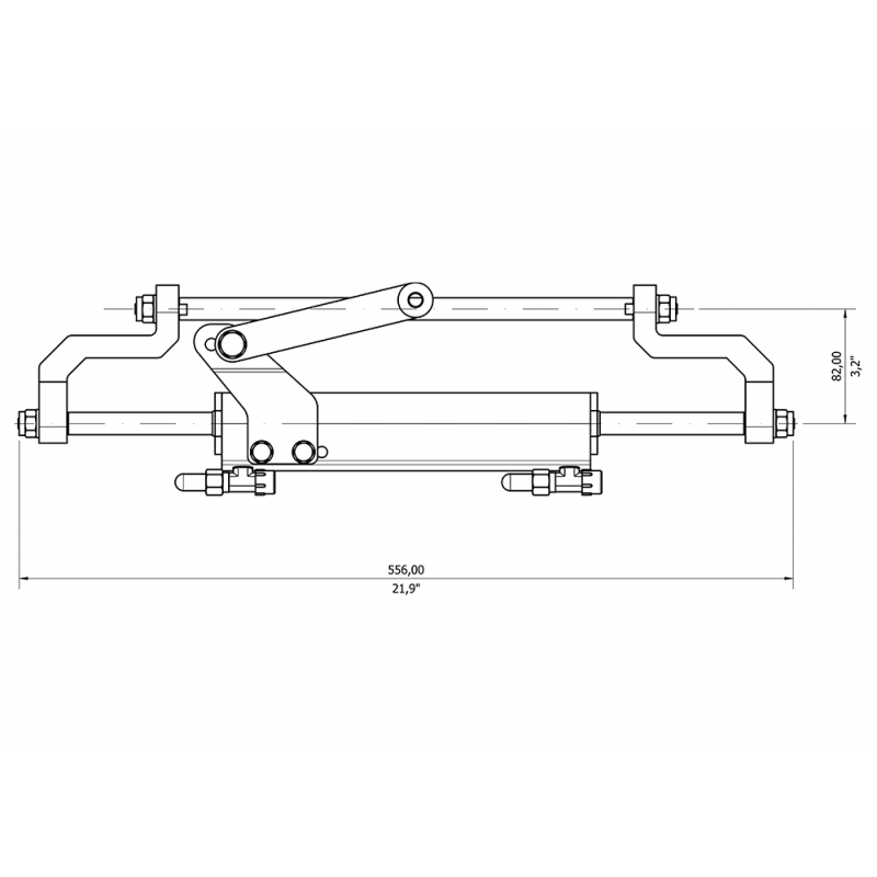 TIMONERIA IDRAULICA GF150BRT UNIVERSALE