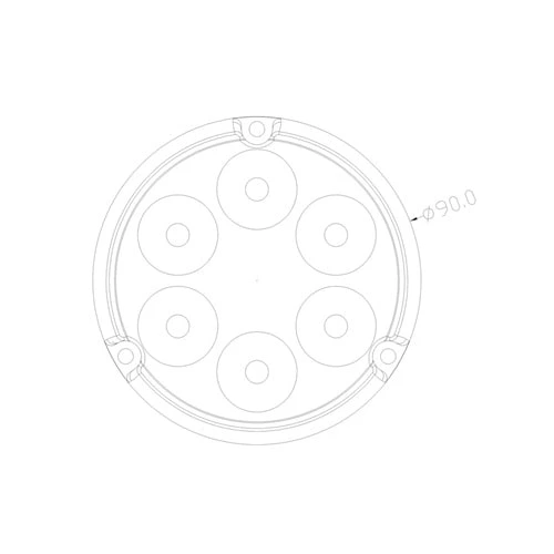 FARETTO LUCE LED SUBACQUEA TONDA