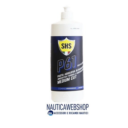 pasta abrasiva per lucidare gelcoat e vernice blu