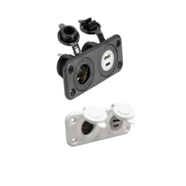 presa con pannello accendisagaro usb e presa c telefonino