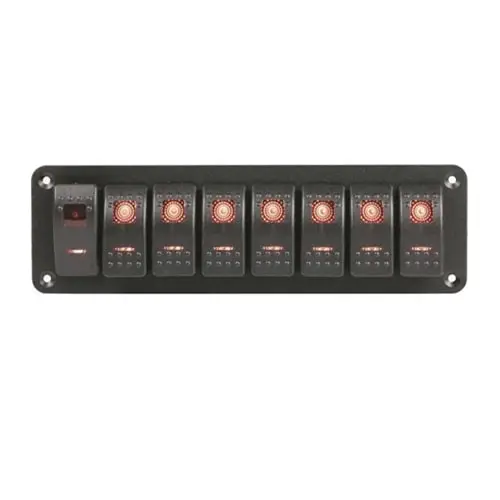 pannello 8 comandi con interruttori a bascula