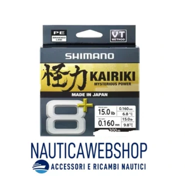 shimano trecciato lenza kairiki 8+ in confezione da 300metri