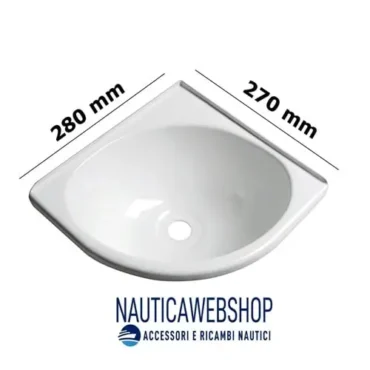 lavello di piccole dimesioni triangolare