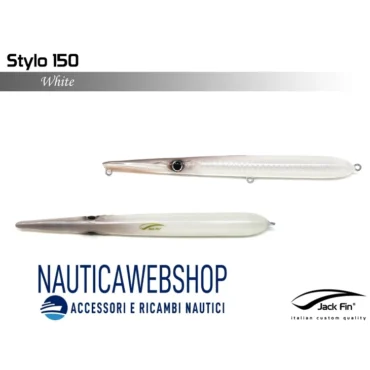 esca artificiale jack fin stylo 150 white