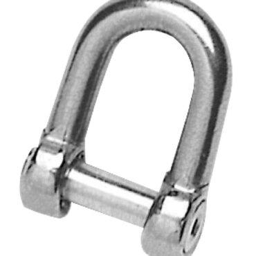 In acciaio inox AISI 316. Permettono all’ancora di infilarsi nei musoni di prua senza incattivarsi.