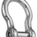 In acciaio inox AISI 316. Permettono all'ancora di infilarsi nei musoni di prua senza incattivarsi.