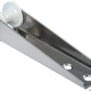 Acciaio inox lucidato a specchio con puleggia in termopolimero.