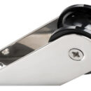 In acciaio inox 304 satinato, con puleggia in nylon