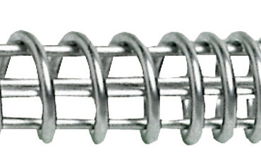 Questa tecnologia fa sì che la molla abbia un funzionamento progressivo: prima lavorano le spire ravvicinate, poi entrano in funzione quelle più distanziate. Questo evita i contraccolpi ed i fondo corsa violenti che snervano le molle e le rendono praticamente inutili.Da installare con una catenaria di sicurezza.