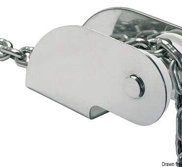 Fabbricati in acciaio inox 304 lucidato. Pulegge in nylon.