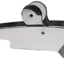 Fuso in acciaio inox AISI 316 lucidato a specchio. Ampio sbalzo per evitare che qualsiasi tipo di ancora tocchi la prua. Pulegge in acciaio inox, adatto per ancore CQR, Bruce, Danforth, Trefoil®, Delta ecc.