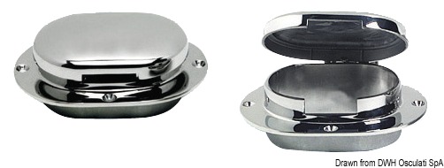 Fabbricate in acciaio inox AISI 316 lucidato a specchio.