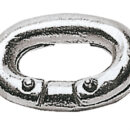 In acciaio inox per catena calibrata.