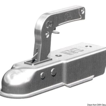 Giunto a sfera universale per tutti i carrelli rimorchio. Disponibile in tutte le misure.