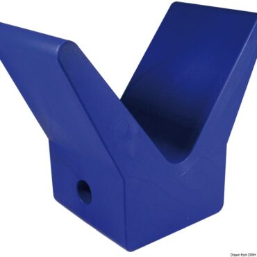 Supporto in gomma per alloggio prua.