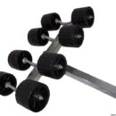 Raised side swinging roller