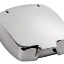 Realizzato interamente in acciaio inox AISI 316 lucidato a specchio, con copritasto integrale per una maggiore sicurezza di protezione.Completamente stagno, ideale per azionare i teleruttori sottocoperta, facilmente installabile con quattro viti autofilettanti.