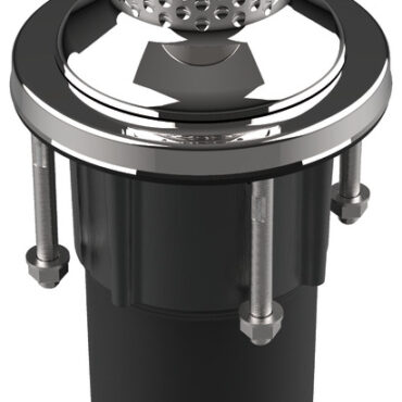 Composto da acciaio inox combinato con inserti in materiale composito.Il motore verticale estremamente compatto permette la massima ottimizzazione degli ingombri.Montaggio da sopra il ponte (brevettato) che permette di risparmiare tempo nell'installazione e necessita di un solo operatore.Teleruttore incluso.