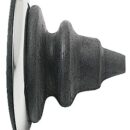 Ghiera in acciaio inox, soffietto in gomma DUTRAL anti-salino a tenuta stagna.