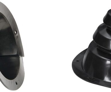 E' tagliato longitudinalmente con 2 labbri sovrapponibili. Si monta senza sfilare i cavi. Fabbricato in morbido EVA.