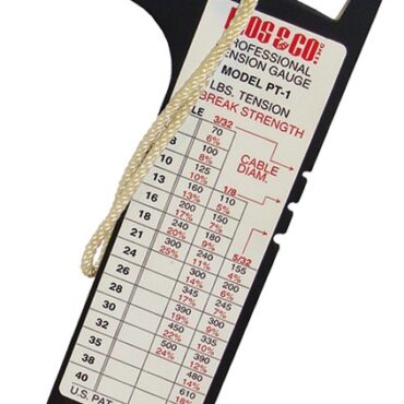 Utili per individuare l'esatta tensione da dare alle sartie. Realizzati in alluminio e acciaio inox. Estremamente pratici e di facile uso.