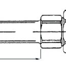 Utilizzabile con cavi in acciaio inox AISI316 da 19/49/133 fili.