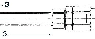 Utilizzabile con cavi in acciaio inox AISI316 da 19/49/133 fili.