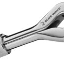 In acciaio inox 316 lucidato.